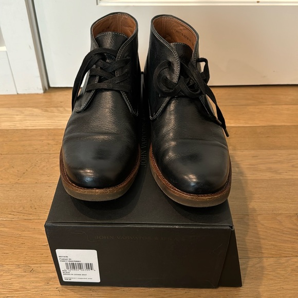Like NEW John Varvatos Brooklyn Chukka Boot 11 black - Picture 2 of 8